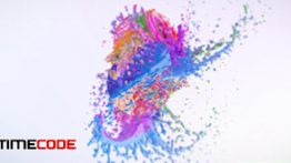 دانلود پروژه لوگو پاشیدن رنگ ها در افتر افکت Colorful Splash