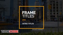 دانلود رایگان پروژه موشن گرافیک افترافکت Frame Titles