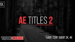 دانلود پروژه تایتل آماده برای افترافکت AE Titles 2