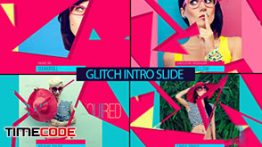 دانلود رایگان قالب آماده افترافکت Glitch Intro Slide