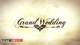 دانلود پروژه آماده افترافکت مخصوص مجالس Grand Wedding