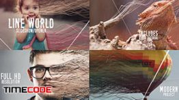 دانلود رایگان پروژه موشن گرافیک در افترافکت Line World Slideshow