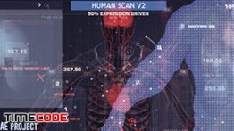دانلود پروژه آماده اسکن بدن انسان مخصوص افترافکت Human Scan V2