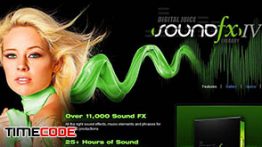 دانلود کامل ترین مجموعه افکت های صوتی Digital Juice Sound FX Library IV