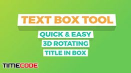 دانلود پروژه آماده اینفوگرافی افترافکت Text Box Tool