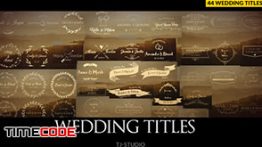 پروژه آماده عنوان فیلم عروس افتر افکت Wedding Titles