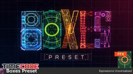 دانلود رایگان جعبه ابزار موشن گرافیک Videohive Boxes Preset