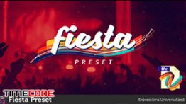دانلود جعبه ابزار موشن گرافیک Videohive Fiesta Preset