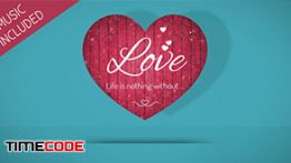 دانلود رایگان پروژه آماده مخصوص ولنتاین + موسیقی Valentine Hearts