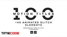 دانلود 100 تایتل آماده مخصوص افترافکت Motion Titles