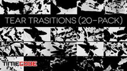 دانلود مجموعه ترنزیشن ویدئویی با قابلیت آلفا Tear Transitions Pack of 20