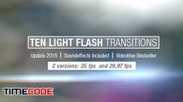 دانلود رایگان 10 ترانزیشن آماده نوری Ten Light Flash Transitions Pack