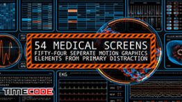 دانلود مجموعه فوتیج صفحه دیجیتال آلفا با موضوع پزشکی Medical Screens