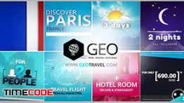 دانلود پروژه آماده افترافکت مخصوص معرفی شهرها GEO – Travel & Booking Promo Trip Package