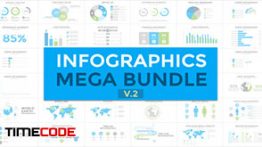 دانلود پکیج عظیم ابزار اینفوگرافی مخصوص افترافکت Infographics Mega Bundle