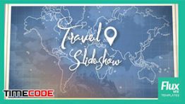 دانلود پروژه آماده نقشه سفر مخصوص افتر افکت Map Travel Slideshow