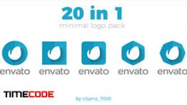 دانلود پروژه لوگو آماده افترافکت به سبک مینیمال Minimal Logo Pack – 20 in 1