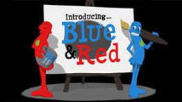 دانلود پروژه آماده افترافکت – انیمشین دو بعدی آبی و قرمز مناسب معرفی خدمات Paint Promo Featuring Blue & Red