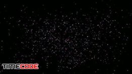 دانلود استوک فوتیج ستاره Sparkling Dust Overlay Effect