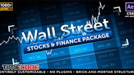 دانلود پروژه آماده گرافیک مخصوص برنامه های اقتصادی Wall Street – Stock Market and Finance Package