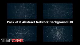 دانلود مجموعه بکگراند موشن گرافیک با موضوع شبکه Abstract Network Background Pack