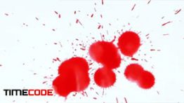 دانلود فوتیج قطرات خون واقعی مخصوص جلوه های ویژه Bloody Red Ink Spread Flow Pack