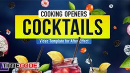 دانلود پروژه آماده افترافکت مخصوص برنامه آموزش آشپزی Cooking Design Pack – Cocktails