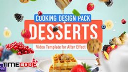 دانلود پروژه آماده افترافکت مخصوص برنامه آشپزی تلویزیون Cooking Design Pack – Desserts