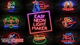 دانلود جعبه ابزار ساخت لوگو نئونی Easy Neon Lights Maker