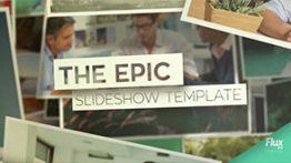 دانلود پروژه آماده افترافکت مخصوص گالری عکس Epic Slideshow