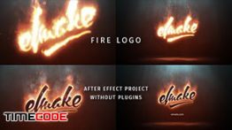 دانلود پروژه آماده لوگو آتشین مخصوص افترافکت Fire Logo