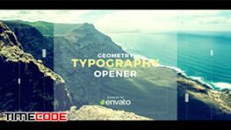 دانلود پروژه آماده هندسی مخصوص افترافکت Geometry Typography Opener