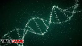 دانلود فوتیج از ساختار دی ان ای Looped DNA Strands