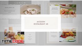 دانلود پروژه آماده افترافکت مخصوص تبلیغات رستوران Modern Restaurant 4K