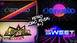 دانلود بسته آرم استیشن های آماده قدیمی Retro Logo Reveal Pack Vol.2