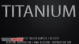 دانلود مجموعه موسیقی و افکت سینمایی Titanium – Cinematic Trailer Samples