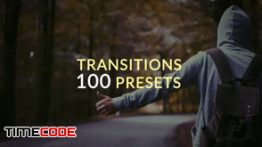 دانلود بسته 100 ترنزیشن آماده مخصوص افترافکت Presets Transitions 4K