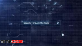 دانلود پروژه آماده افترافکت جستجو در وب + موسیقی Search Through The Web