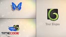 دانلود لوگو پروانه مخصوص افترافکت Butterfly Logo Reveal