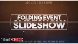 دانلود پروژه آماده افترافکت + موسیقی Folding Slideshow