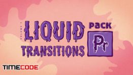 دانلود مجموعه ترنزیشن کارتونی برای پریمیر + موسیقی Liquid Transitions Pack