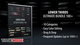 دانلود پکیج زیرنویس آماده مخصوص افترافکت Lower Thirds – Ultimate Bundle +100