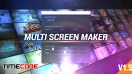 دانلود اسکریپت ساخت دیوار تصویری مخصوص افترافکت Multi Video Screen Maker Auto