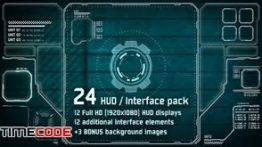 دانلود پک المان های تاچ اسکرین آلفا Hi-Tech HUD / Interface Pack