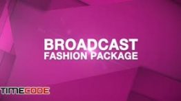 دانلود پروژه آماده افترافکت مخصوص مزون لباس و مد Broadcast Fashion Package