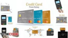 دانلود پروژه آماده افترافکت مخصوص تبلیغات بانک و کارت اعتباری Credit Card Promo Mock-up