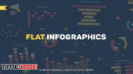 دانلود بسته اینفوگرافی به سبک فلت دیزاین مخصوص افترافکت Flat Design Infographics