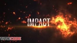 دانلود پروژه تیتراژ آماده آتشین مخصوص افترافکت Impact Titles: Fire 4K
