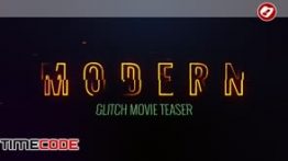 دانلود پروژه آماده افترافکت مخصوص تیزر Modern Glitch Movie Teaser