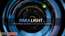 دانلود اسکریپت ساخت پارالاکس دو بعدی ParaLight | After Effects Script for Parallax/2.5D Animation